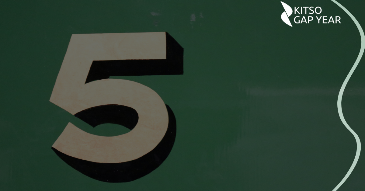 Five things to do to get the most out of your gap year
